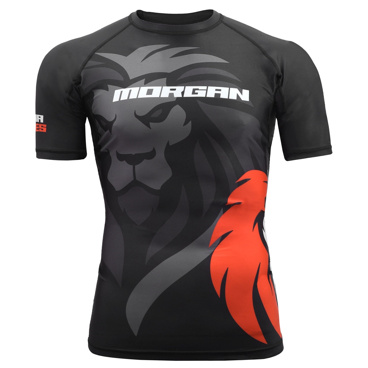 MORGAN ALPHA SERIES SHORT SLEEVE RASH GUARD | MMA, BJJ & NO-GI COMPRESSION TRAINING TOP