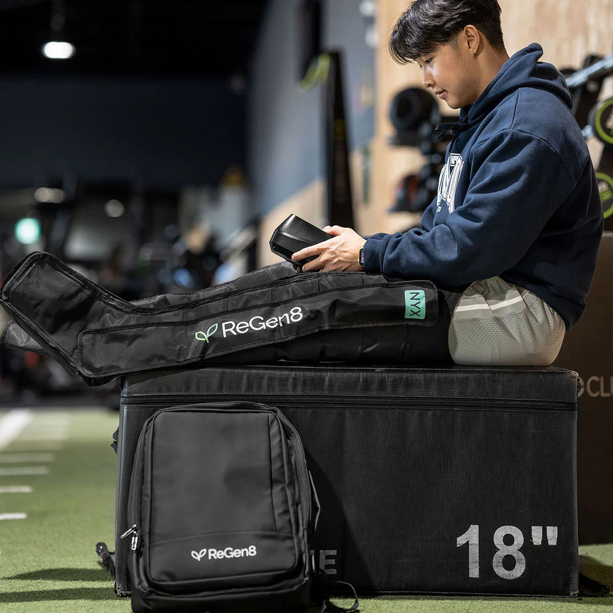 REGEN8 NYX COMPRESSION RECOVERY BOOTS | 8-CHAMBER LEG RECOVERY SYSTEM
