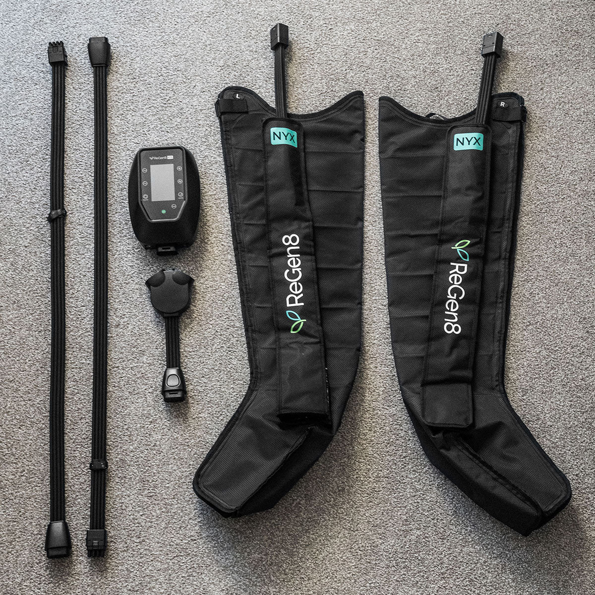 REGEN8 NYX COMPRESSION RECOVERY BOOTS | 8-CHAMBER LEG RECOVERY SYSTEM