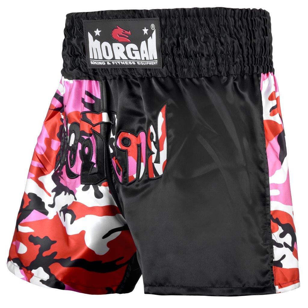 Morgan 50/50 Diabla Muay Thai Shorts Pink | Women’s Satin Fight Shorts