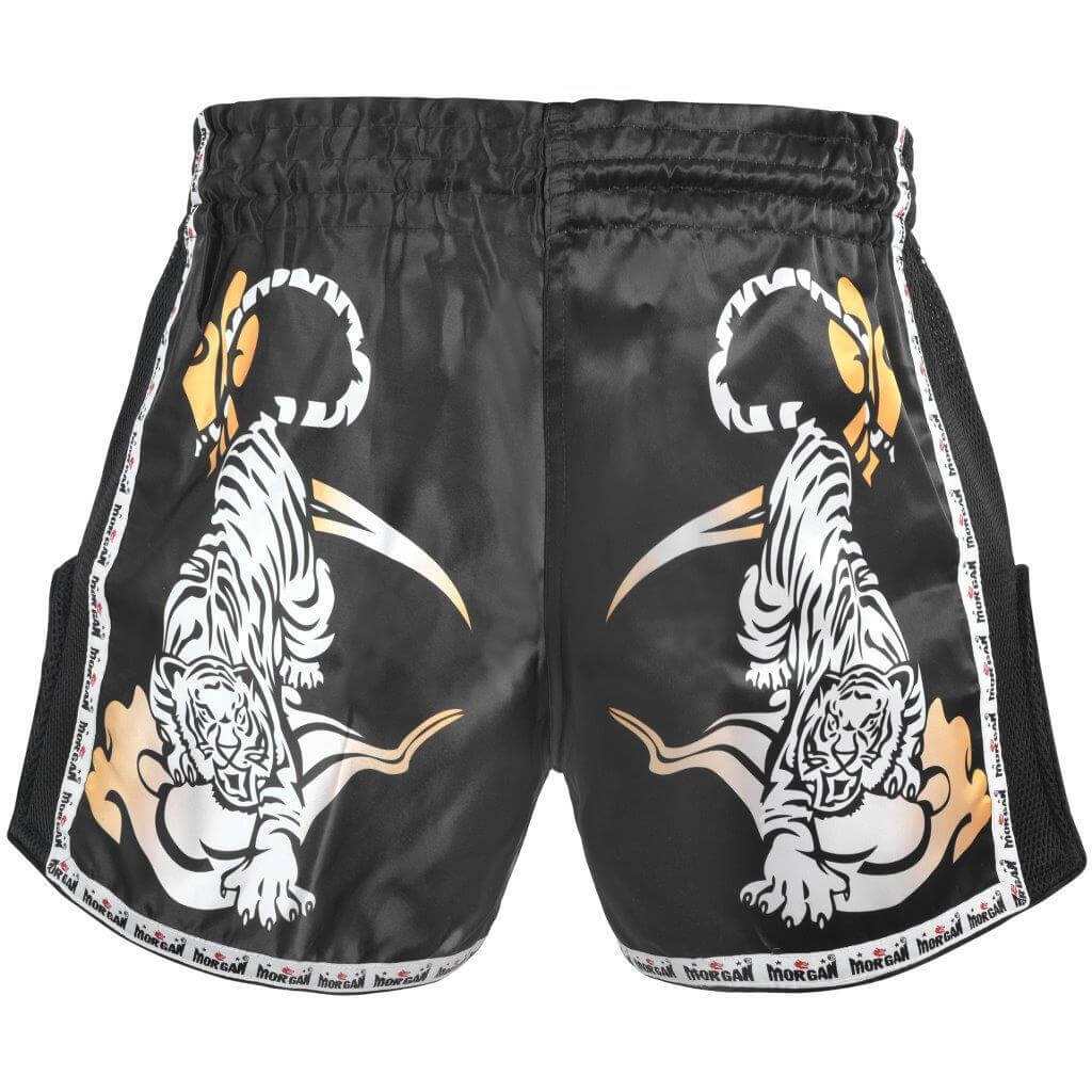Morgan V2 Bengal Tiger Muay Thai Shorts | Retro Thai Cut Fight Shorts