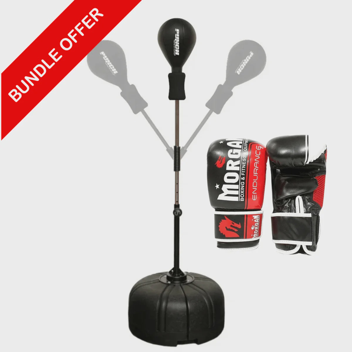 Free Standing Boxing Bag Package | AAA King Cobra Boxing Bag & Medium Bag Mitts