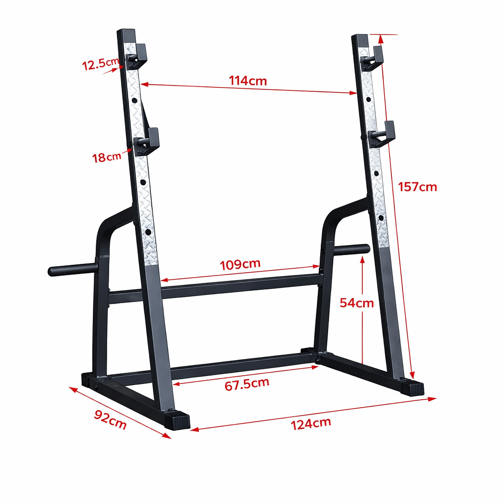 Squat Rack Heavy Duty (180kg Rating) - EOFY SALE