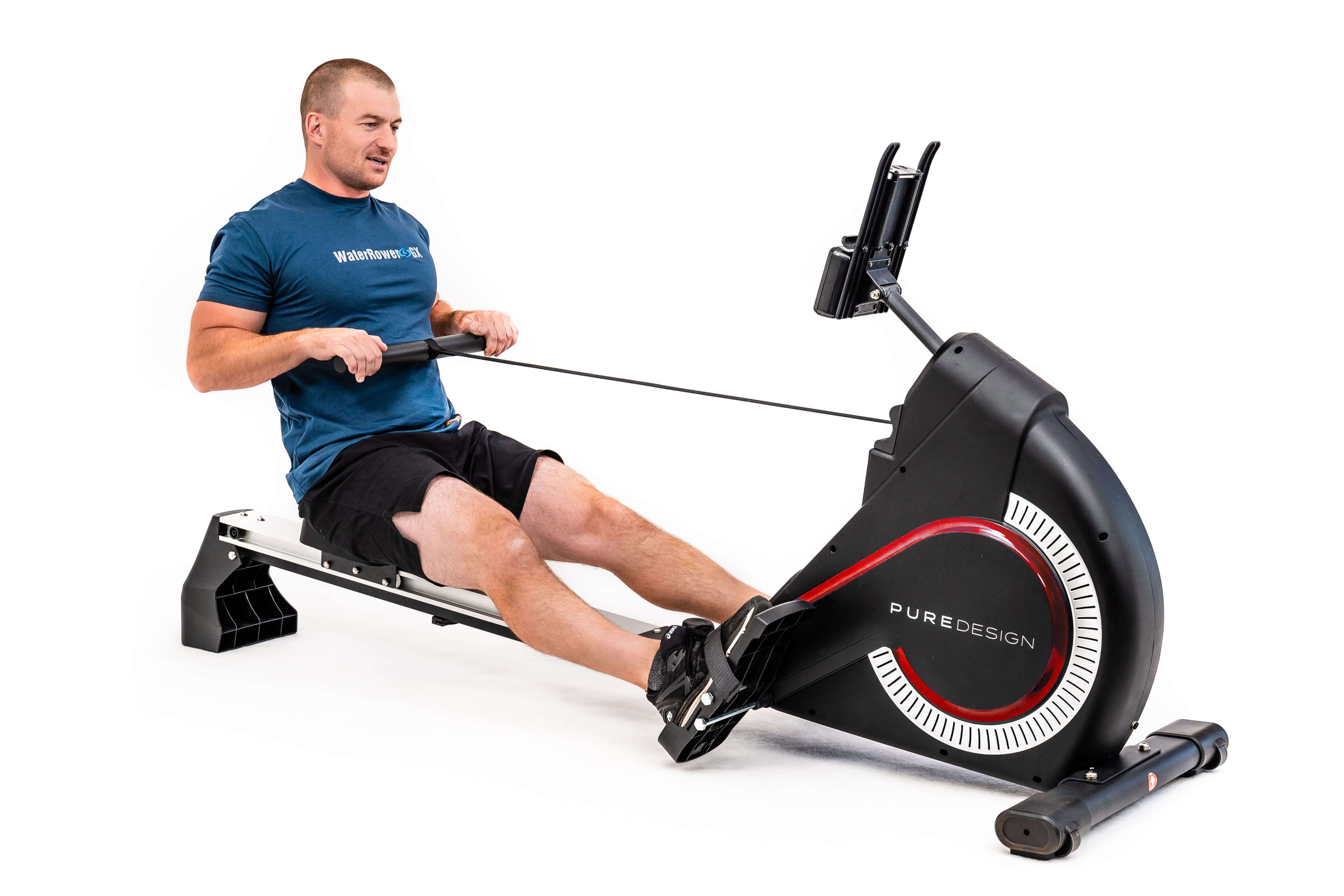 Pure Design PR4S Magnetic Rowing Machine (Red) | Magnetic Rower