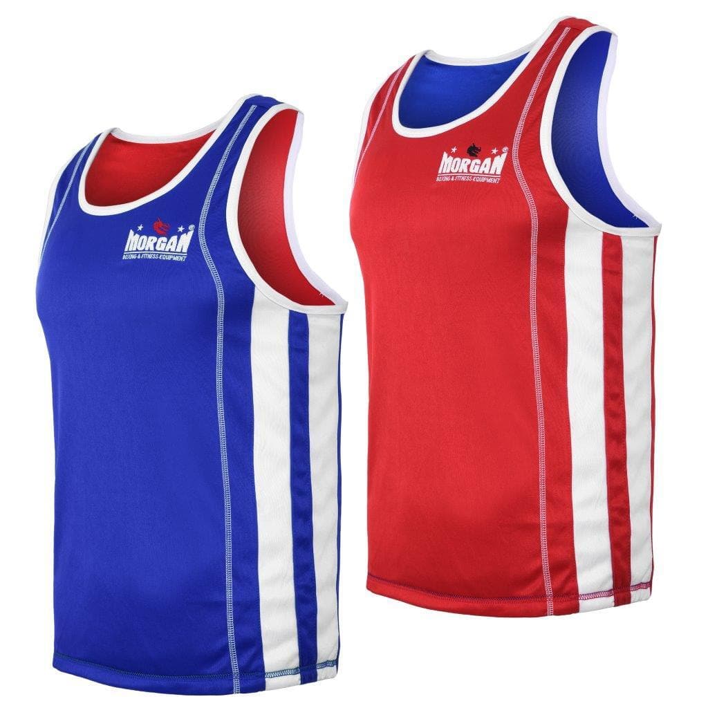 MORGAN REVERSIBLE BOXING SINGLET | LIGHTWEIGHT COMPETITION BOXING UNIFORM