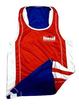 MORGAN REVERSIBLE BOXING SINGLET | LIGHTWEIGHT COMPETITION BOXING UNIFORM