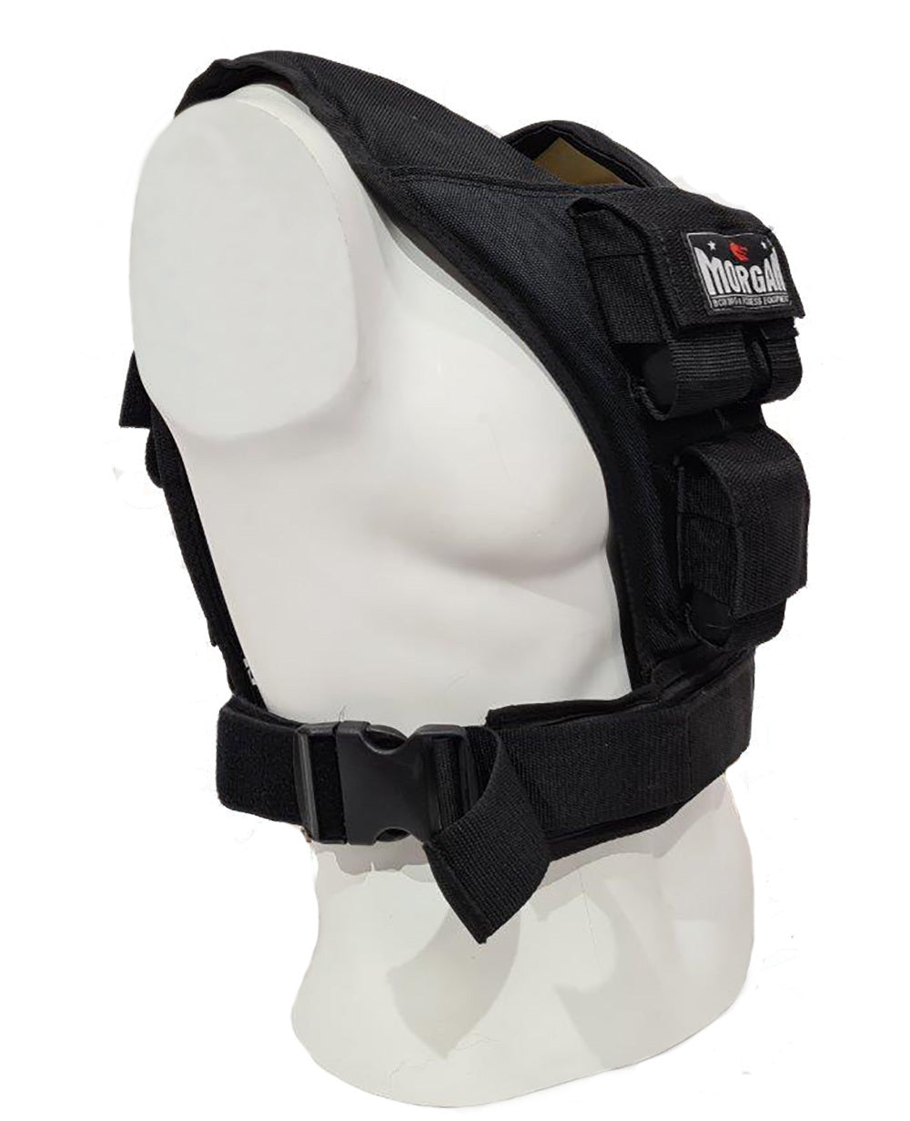 MORGAN TAPERED WEIGHTED VEST 10KG | ADJUSTABLE FITNESS & STRENGTH TRAINING VEST