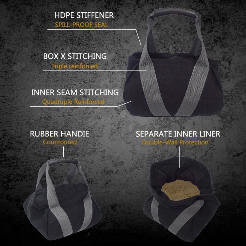 Morgan Portable Sand Kettlebell | Adjustable Functional Training