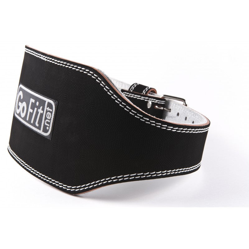 GOFIT GF-6PLB-LRGE 6" PADDED ETCHED LEATHER LIFTING BELT - EOFY SALE