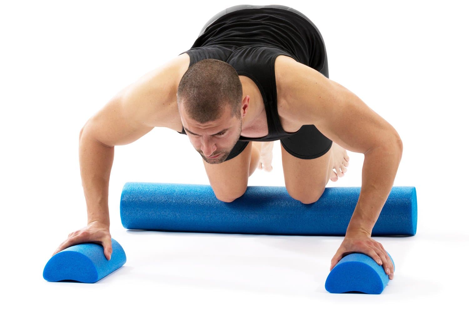 Foam Roller – Short Half Round (30cm (L) x 7.5cm (D), Balance Pad