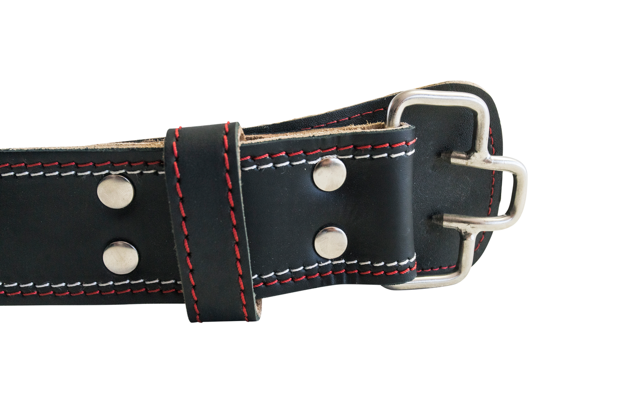 Rappd 4" Pro Series Leather Weight Lifting Belt - Musclemania Fitness MegaStore